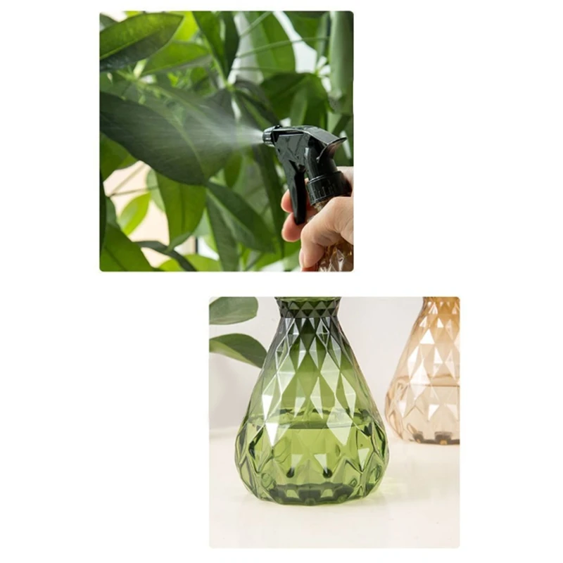 2 Adet Plastik Püskürtme Şişeleri 500 Ml Boş Su Püskürtme Şişeleritemizlik Solüsyonları, Bahçecilik, Bitkiler için Görüntü 3