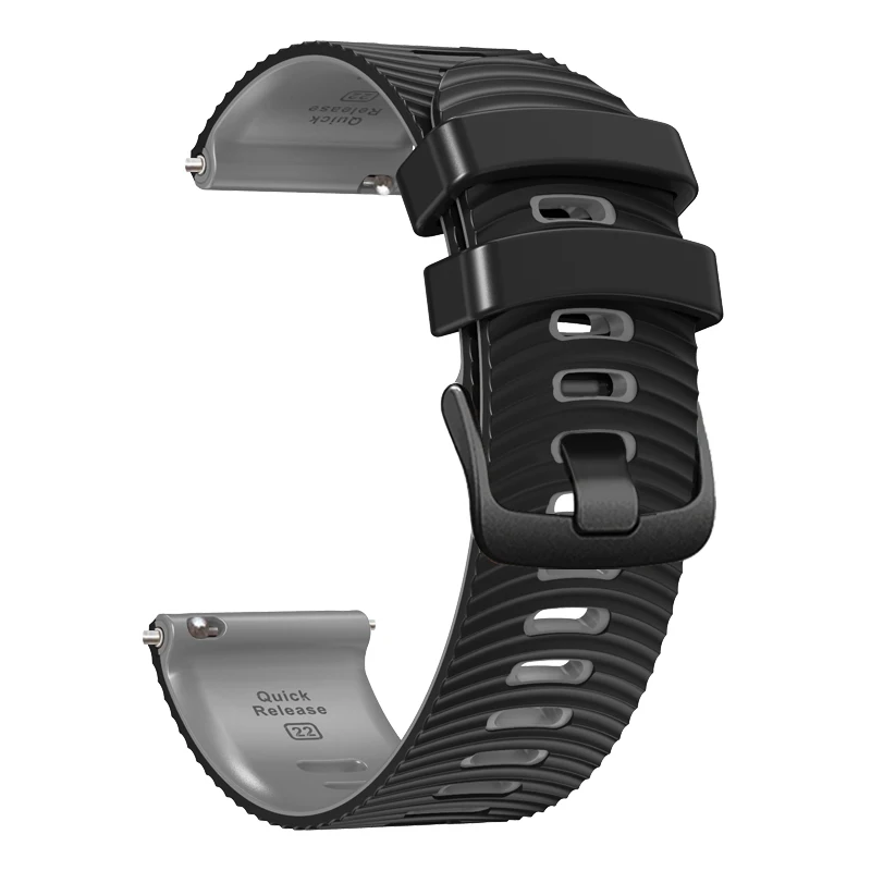 22mm bilezik Kayışı Samsung Galaxy İzle 3 45mm Silikon Watchband Bileklik Samsung Dişli S3 Klasik / Sınır Smartwatch Görüntü 3
