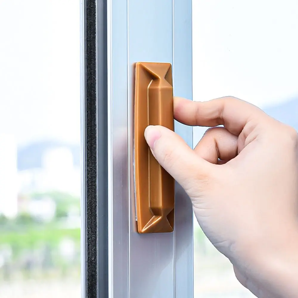 4 ADET Plastik Buzdolabı Dolap Çeker Cam Pencere Yardımcı Kolları Kendinden yapışkanlı Kapı Kolu Mobilya Görüntü 3