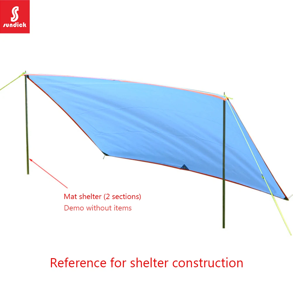 6.6 ft Çadır Tente Kutup Katlanır Demir Boru Gölgelik Çubuk Açık Kamp Aksesuarları Aile için Açık Kamp Malzemeleri Görüntü 3