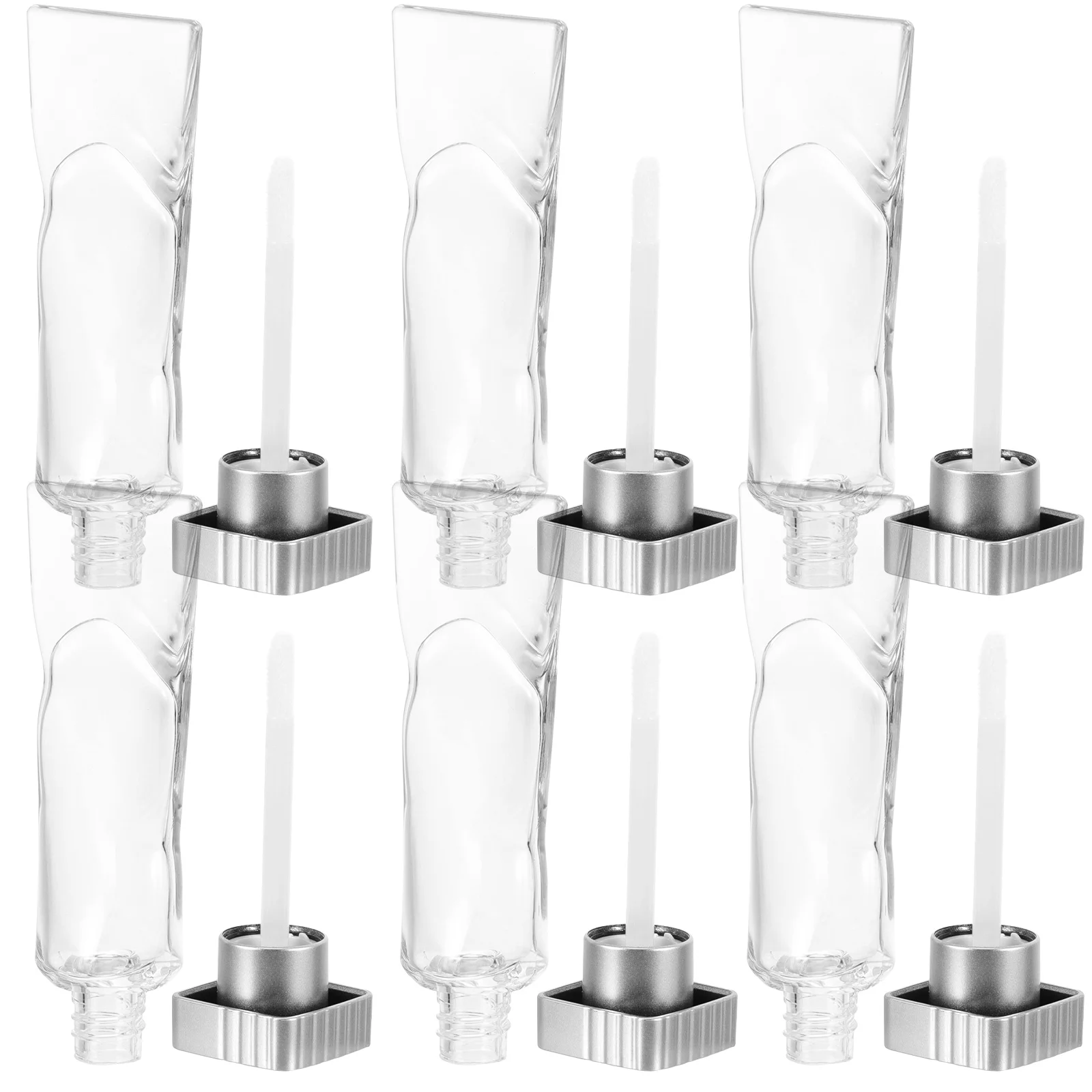 6 adet Dudak Parlatıcısı Tüpleri Plastik Dudak parlatıcı kapları Mini Doldurulabilir Dudak Parlatıcısı Tüpleri 4ml Görüntü 3