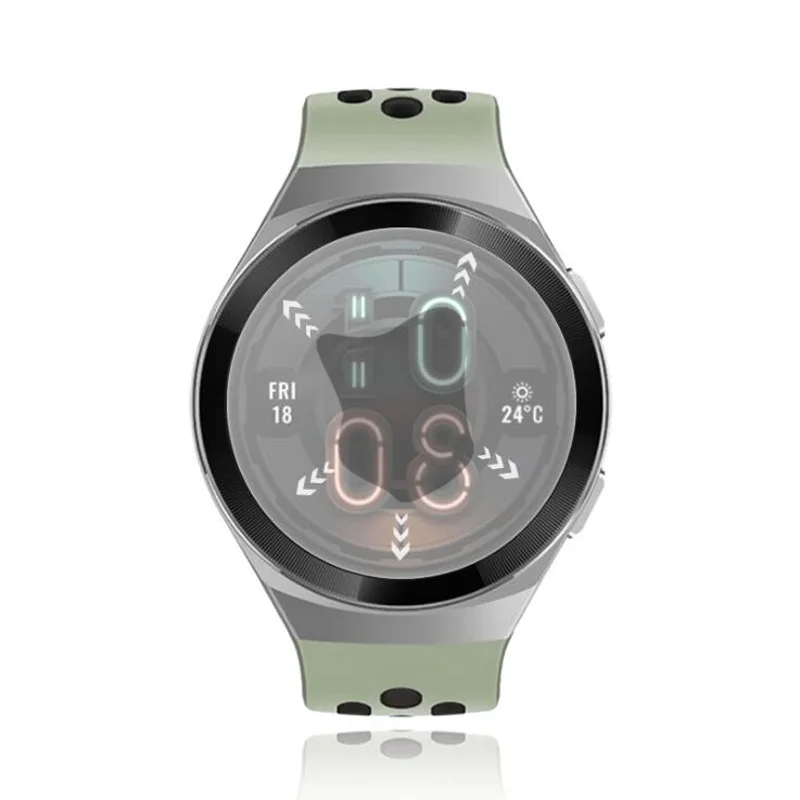 9H Temperli Cam Koruyucu Film Guard İçin Huawei İzle GT 2e / GT2 E Spor Smartwatch Ekran Koruyucu Kapak GT2E Koruma Görüntü 3