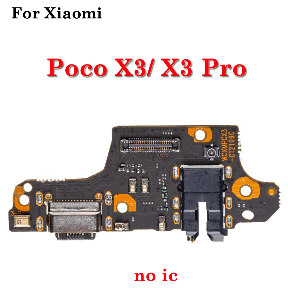 Ana Anakart Konektörü Kurulu lcd Ekran Güç Açık Kapalı Şerit Flex Kablo Xiaomi Mi POCO X3 Pro USB Şarj Portu Şarj Cihazı Görüntü 3
