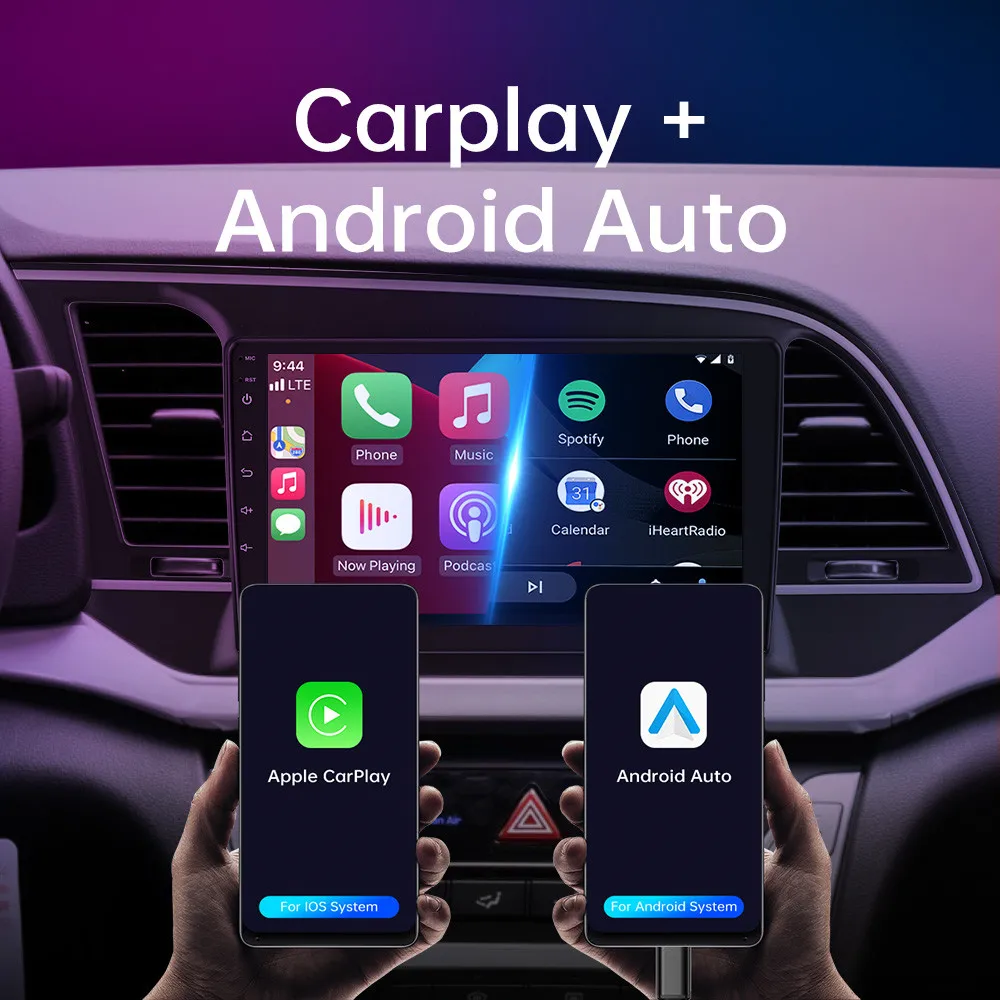 Araba Android Radyo Multimedya Oynatıcı Hyundai Elantra 6 2016-2018 İçin TS10 TS18 2din Navigasyon GPS Video Otomatik Carplay CARLAOER Görüntü 3