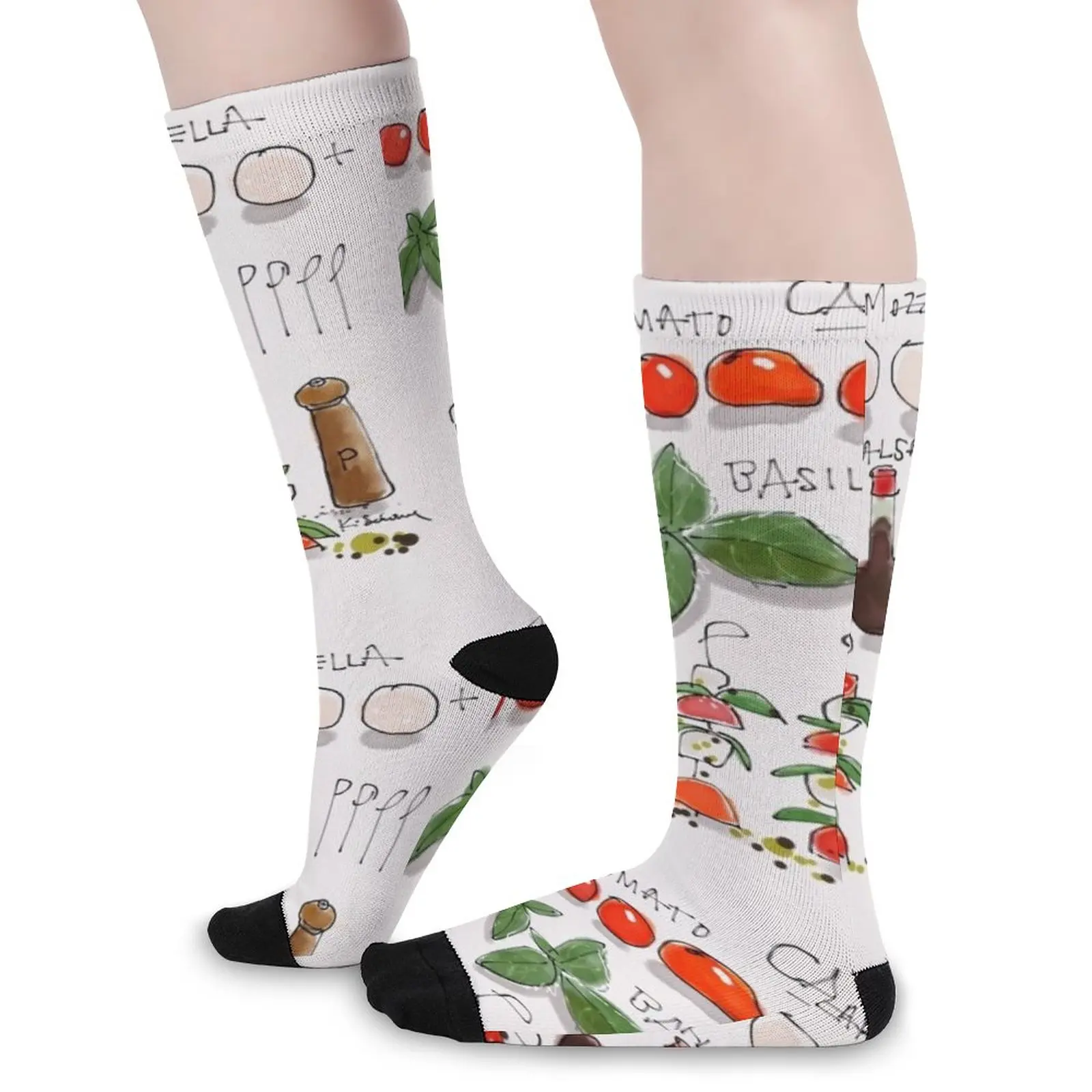 Caprese Salata Çorapları Yürüyüş botları komik hediyeler Görüntü 3