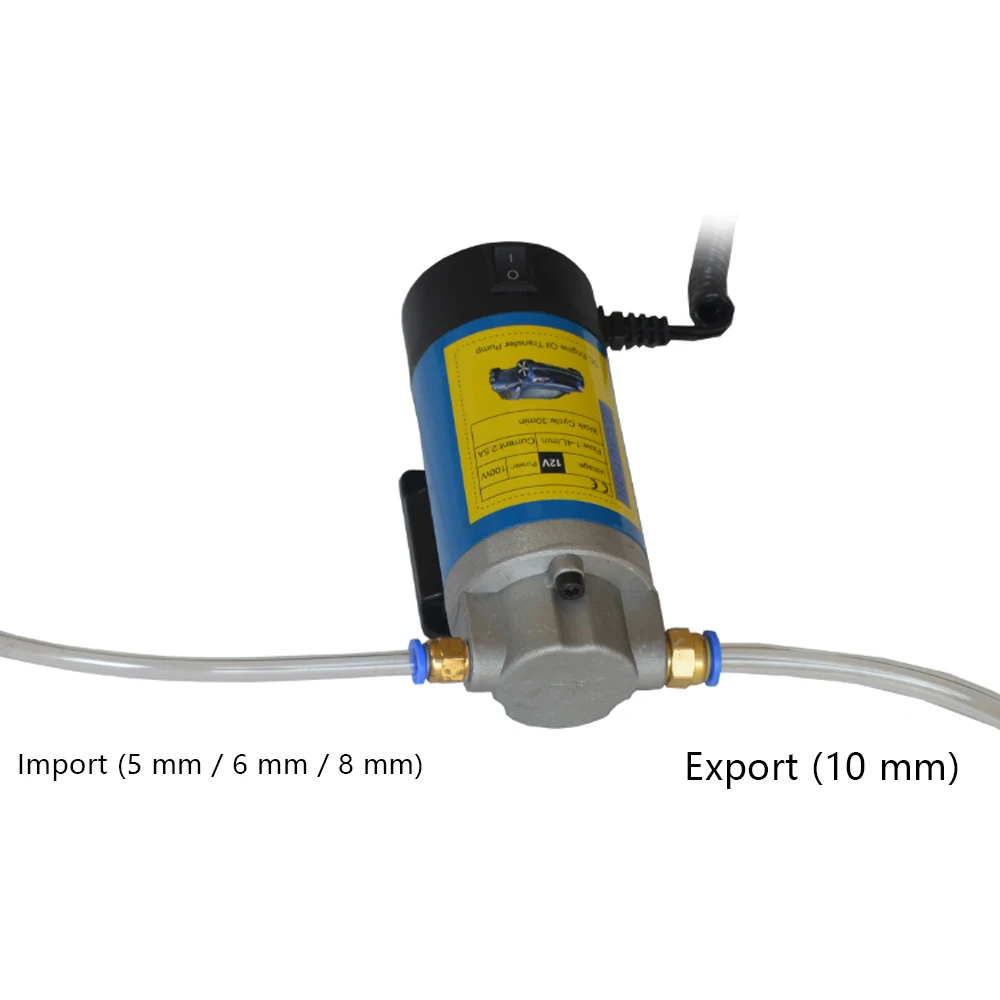 Elektrikli Yağ Emme Pompası Vakum Pompası Yağ Pompalamak için 12 V 100W Yağ Transferi Extractor Sıvı Sifon Aracı Araba motorlu tekne Görüntü 3