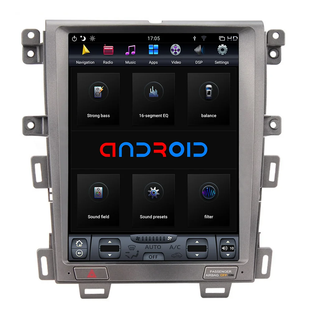 Ford İthal Kenar 2007-2014 için PX6 12.1 inç Android Araba Radyo Multimedya Oynatıcı Otomatik Stereo teyp GPS Navigasyon Görüntü 3