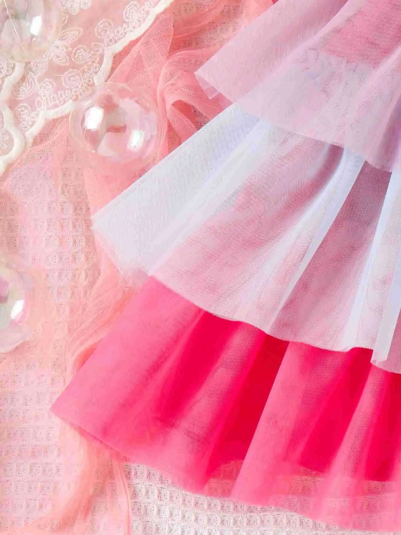 Gökkuşağı Örgü Elbise Çocuklar için Çocuk Kız Yaz Kolsuz Kayış Kayma Elbise Pilili Kek Prenses Elbiseler Bebek Kızlar için Görüntü 3