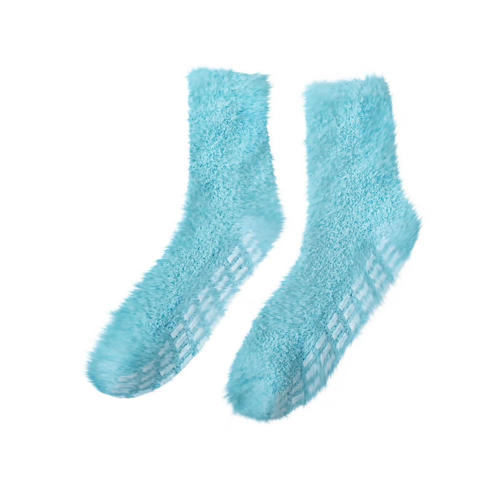 Kadın Sonbahar Ve Kış Peluş Yumuşak Düz Renk Çorap Seçim İçin Birden Fazla Renk İle Çorap Sıcak Ev Kullanımı İçin Calcetines Görüntü 3