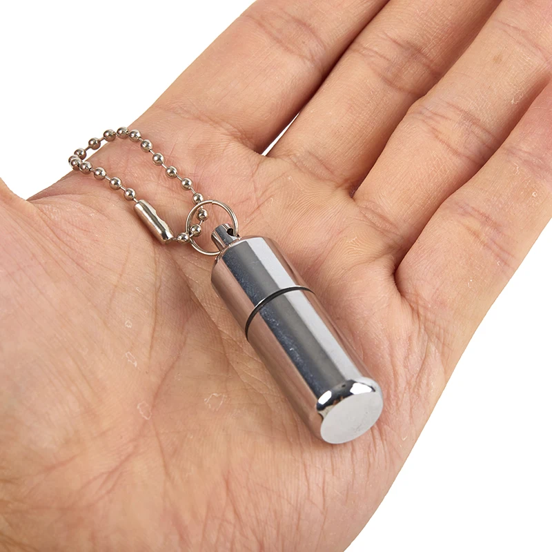 Mini Cep Gazyağı Çakmak Anahtarlık Kapsül Kompakt Gazyağı Çakmak Açık Araçları Anahtarlık Taşlama Çakmak Görüntü 3