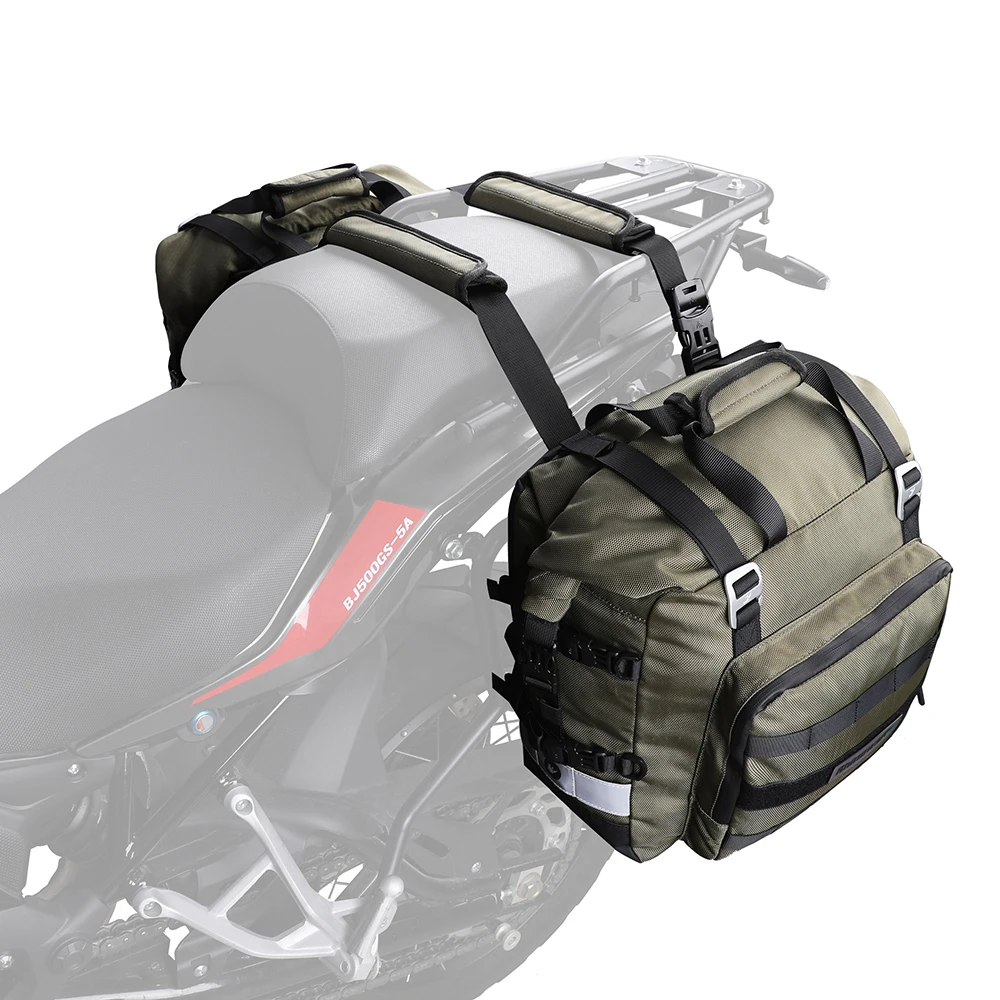 Motosiklet Heybe 20L-30L Evrensel Yan Çanta Çıkarılabilir %100 % Su Geçirmez İç Çanta Seyahat Motosiklet Bagaj Görüntü 3
