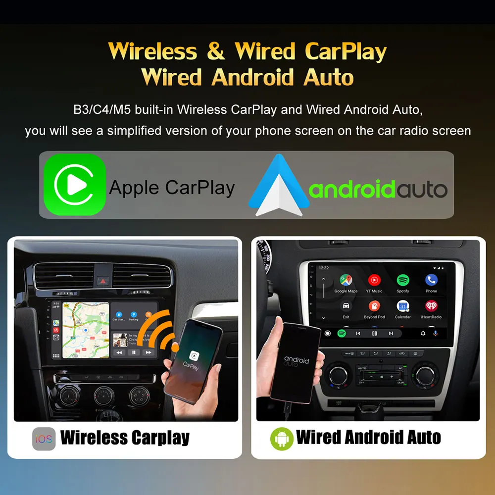 Owtosın 8G + 128G Android 11 WiFi Araba Radyo Multimedya Oynatıcı GPS Navigasyon Ford Expedition 3 İçin 2006-2017 DSP CarPlay Autoradio Görüntü 3