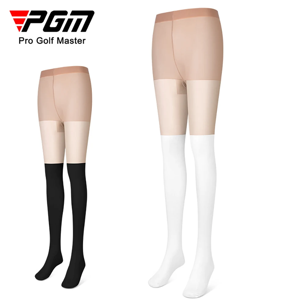 PGM kadın Golf Güneş Koruyucu Tayt spor çorapları Yaz Hafif Nefes Eklenmiş Anti Kanca Buz İpek Çorap WZ023 Görüntü 3