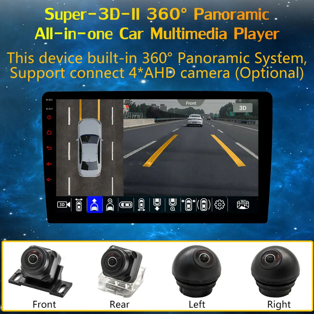 Qualcomm 8 Çekirdekli Android Kıa RIO 2 İçin RIO2 JB 2005-2011 Araba Multimedya GPS Radyo 360 Kamera DTS HIFI DSP Stereo Kafa Ünitesi CarPlay Görüntü 3