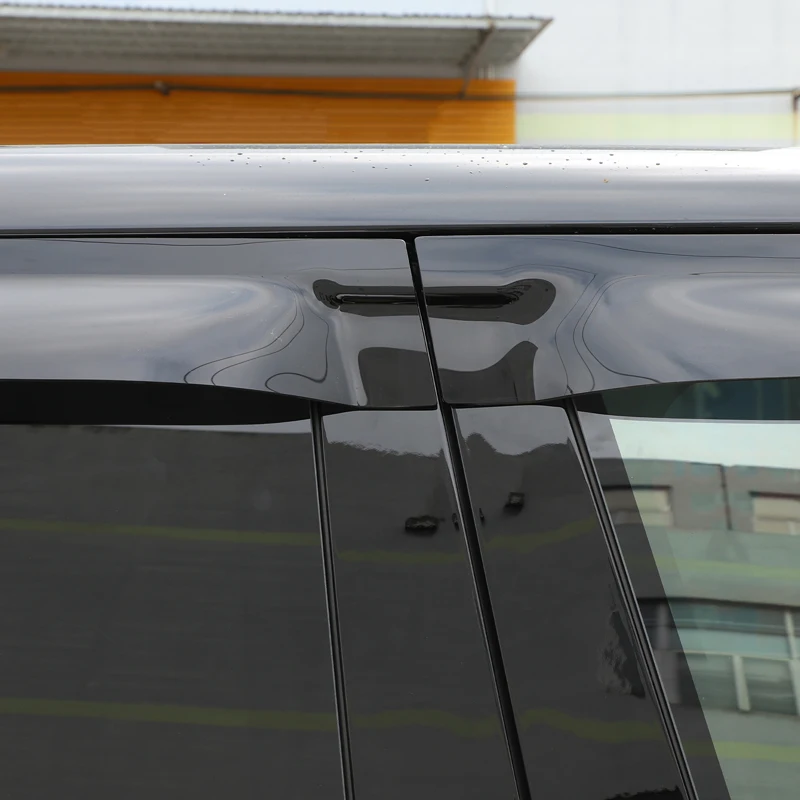 Range Rover Vogue için Otobiyografi 2023 Araba Rüzgar Kalkanları Güneş Yağmur Muhafızları Yan rüzgar deflektörü ABS Dış aksesuarlar 4 Adet Görüntü 3
