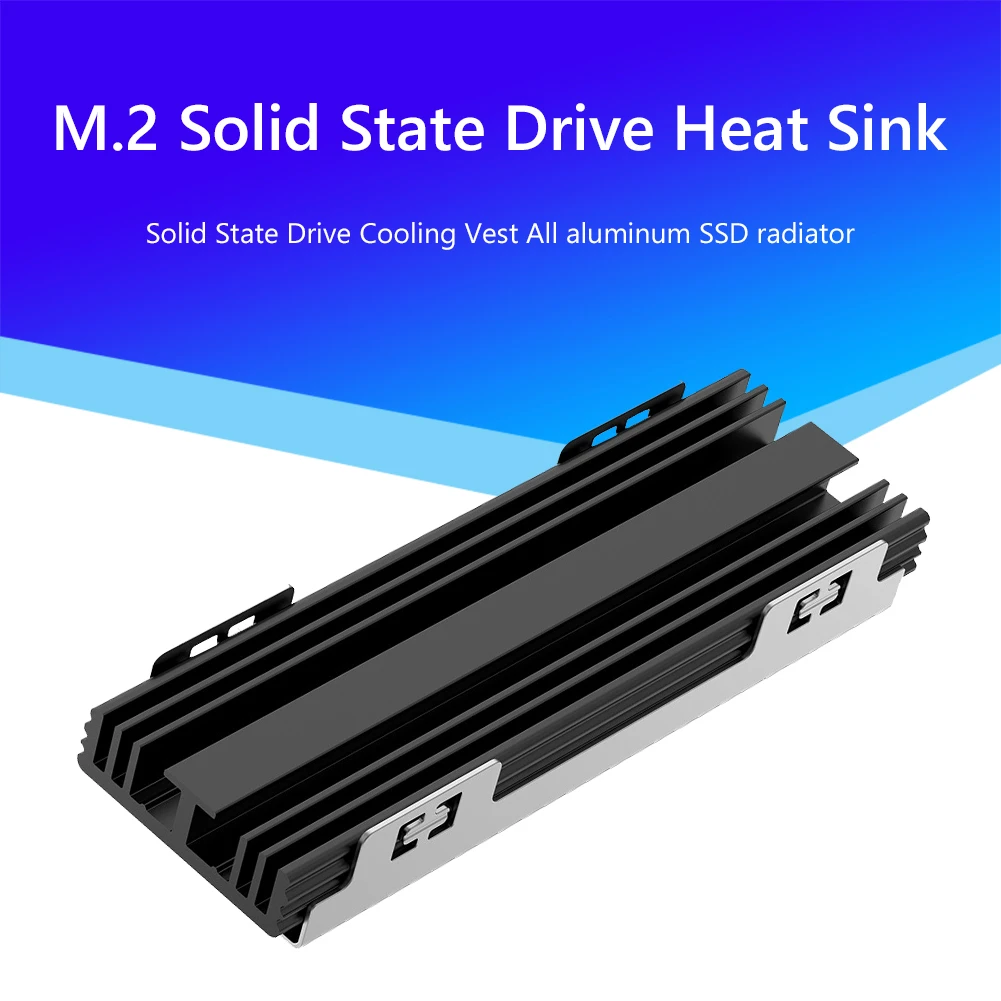 Soğutucu soğutucu katı hal radyatör katı hal sürücü SSD soğutucu ısı dağılımı soğutma ısı M. 2 NVME NGFF Görüntü 3