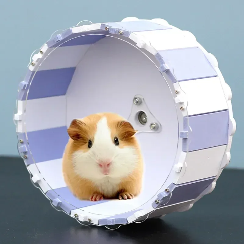 Spor Hamster Sessiz Kafes Hayvan Pet Yuvarlak Büyük egzersiz tekerleği Egzersiz Malzemeleri Küçük Koşu Aksesuarları Oyuncak Görüntü 3