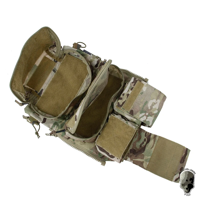TMC Taktik kılıf çanta Zip Paneli W / Mag Kılıfı NG Sürümü AVS JPC2. 0 TBM Yelek MOLLE Çanta 3107 Görüntü 3