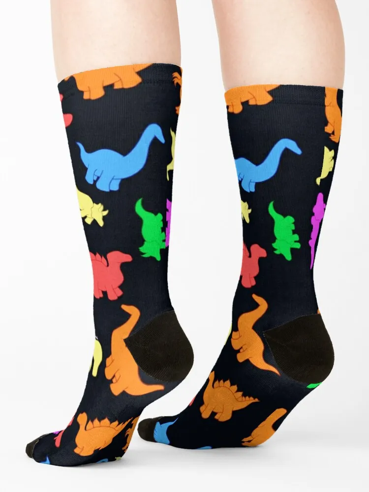Tuhaf Dinozor Çorap komik hediyeler yılbaşı ayak bileği özel Kadın Çorap erkek Görüntü 3