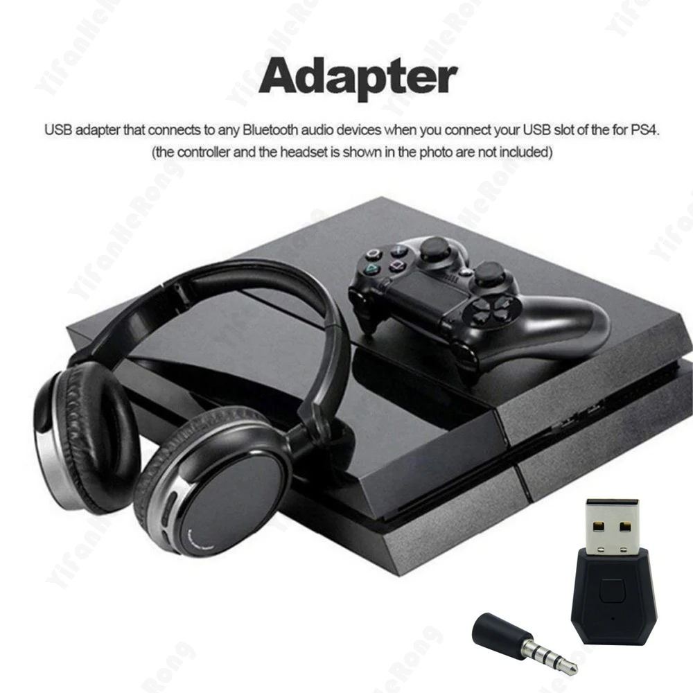 USB Adaptörü Bluetooth Uyumlu Kablosuz Verici USB Dongle PS4 Gamepad Oyun Denetleyicisi Konsolu Kulaklık PC İçin Görüntü 3