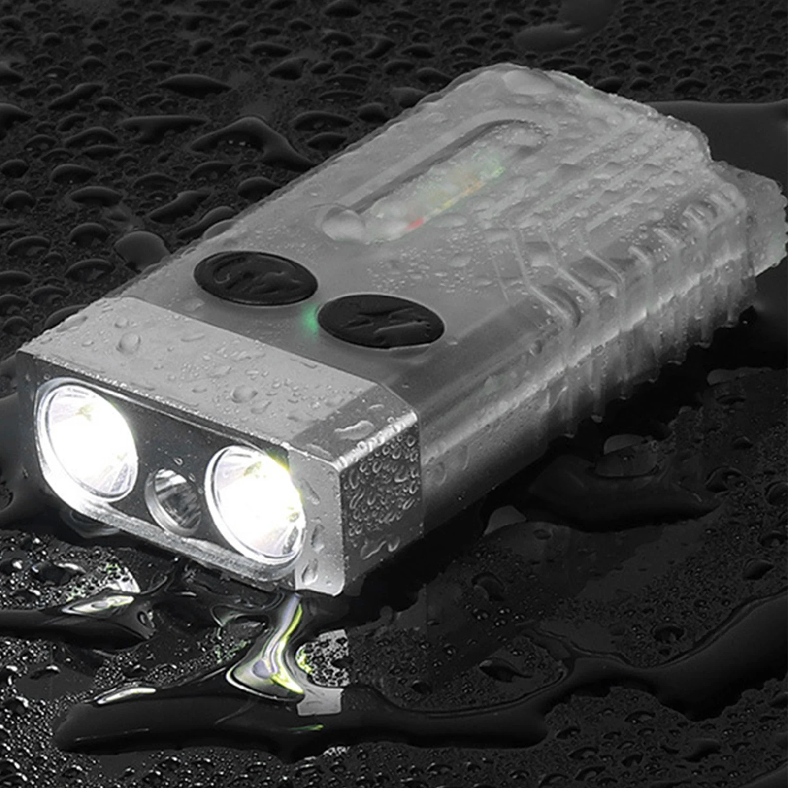 V10 anahtarlık el feneri USB tip-C şarj Mini taşınabilir Alarm kamp ışık IPX4 su geçirmez manyetik kırmızı ışık SOS kamp için Görüntü 3