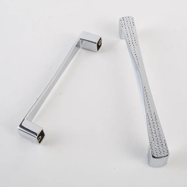 Çinko alaşımlı elmas kolu modern basit ve ağır elmas taklidi kolu dolap dolap çekmece elmas saplı Görüntü 3