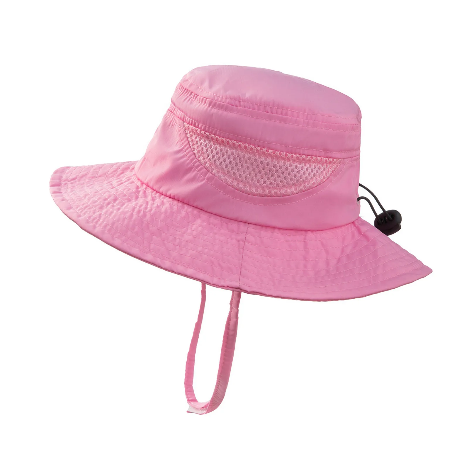 1-4y Örgü Güneş Çocuklar Plaj Balıkçılık Erkek Şapka Şapka Şapka Şapka Kızlar Katlanabilir Yaz Güneş Koruyucu Kova Çocuklar çocuk şapkaları Çocuk Şapkaları Kış Erkek Görüntü 4