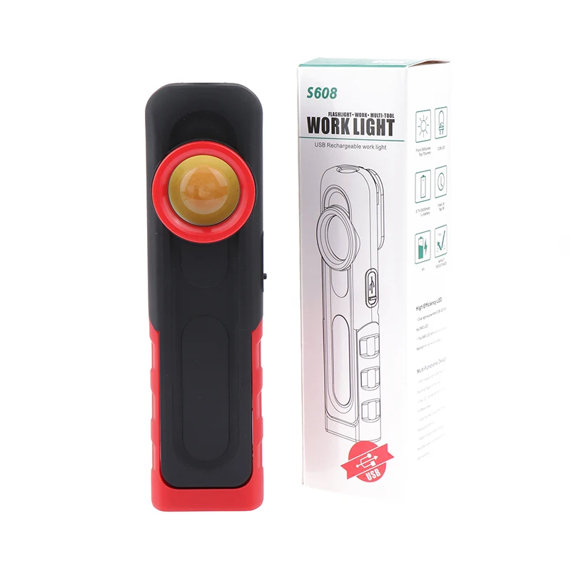 1 Adet Araba Detaylandırma Aracı USB El Feneri Muayene Işığı araba boyası Kaplama Lambası Tarama Girdap Çok Fonksiyonlu Oto Tamir Çalışma Lambası Görüntü 4
