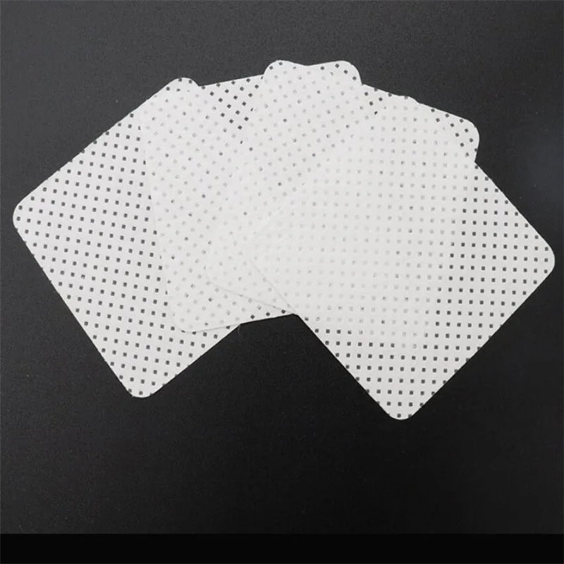 100 ADET Tüy Bırakmayan Oje Çıkarıcı Pamuk Mendil UV Jel İpuçları Sökücü Temizleyici Kağıt Pedi tırnak cilası Sanat Temizleme Manikür Aracı Görüntü 4