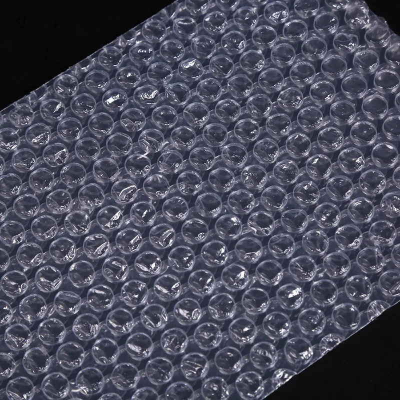 100 adet 8x10cm Plastik Wrap Zarf Beyaz Kabarcık Ambalaj Poşetleri PE Şeffaf Darbeye Dayanıklı Ambalaj Çantası Çift Film Kabarcık Çanta Görüntü 4