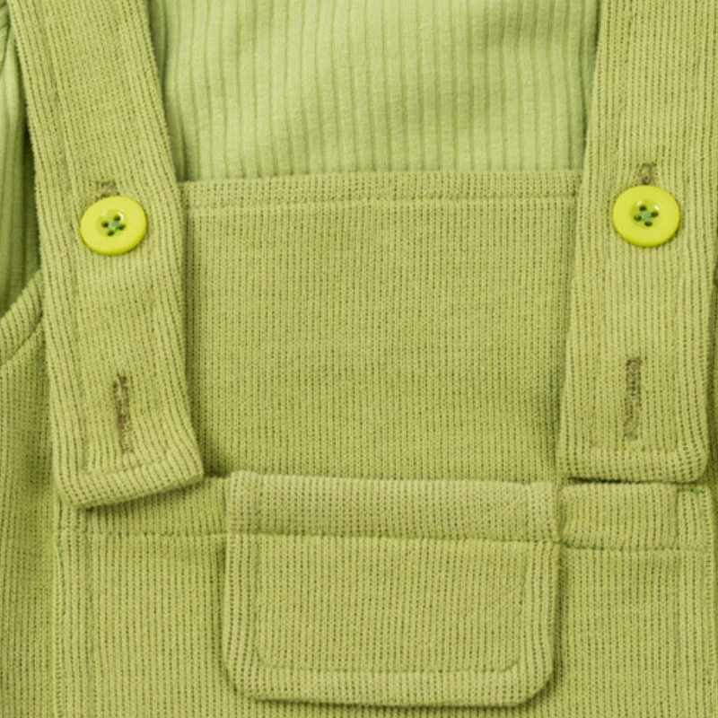 2 adet Bebek Giysileri Kıyafetler Toddler Örme Kazak Uzun Pantolon Bebek Tulum Erkek Kaba Pamuklu Çocuk Tulum Avokado Yeşil Pantolon Görüntü 4