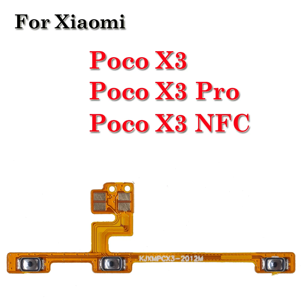 Ana Anakart Konektörü Kurulu lcd Ekran Güç Açık Kapalı Şerit Flex Kablo Xiaomi Mi POCO X3 Pro USB Şarj Portu Şarj Cihazı Görüntü 4