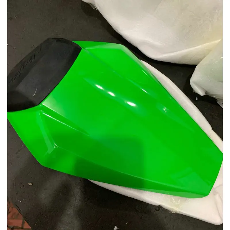 Arka Kaporta Koltuk Kukuletası 2016 2017 2018 2019 2020 Kawasaki Ninja ZX10R ZX 10R ZX-10R Pillion Kapak Siyah Karbon Yeşil Görüntü 4