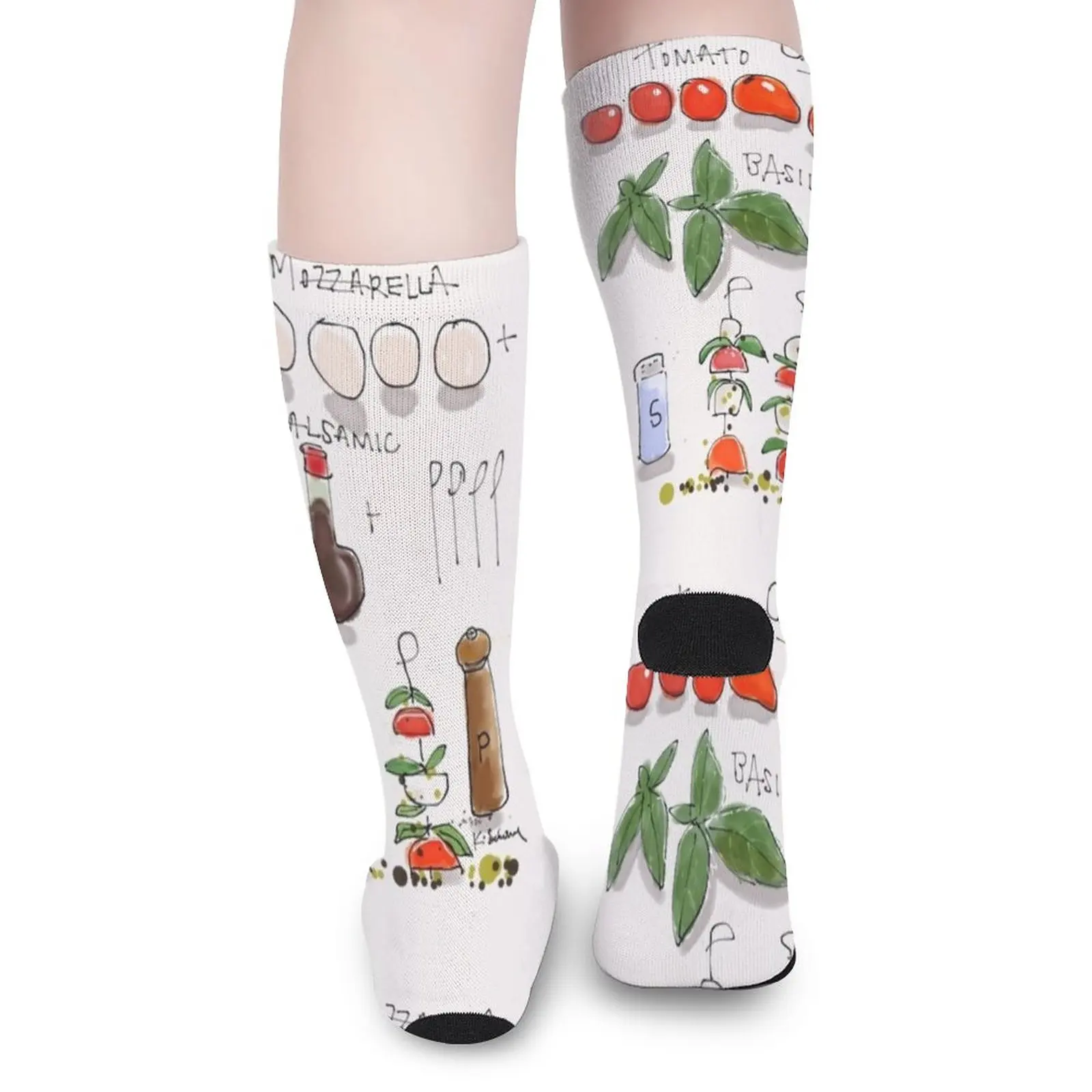 Caprese Salata Çorapları Yürüyüş botları komik hediyeler Görüntü 4