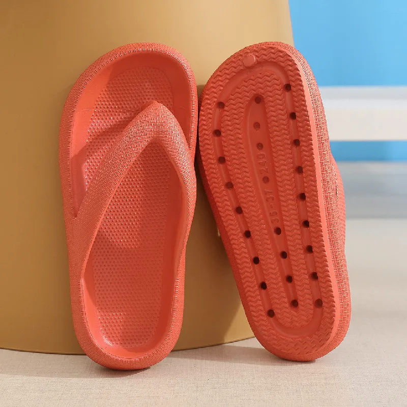 Erkekler Yaz Flip Flop Toptan Rahat Terlik Erkekler için Açık plaj sandaletleri EVA Platformu Kadın Kalın Tabanlı Banyo Slaytları Görüntü 4