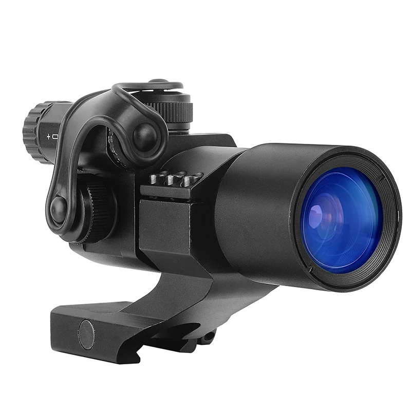 Holografik kırmızı nokta görüşü M2 Avcılık Optik Tüfek Kapsam 20mm Ray Dağı Kolimatör Sight Airsoft hava tabancası Görüntü 4