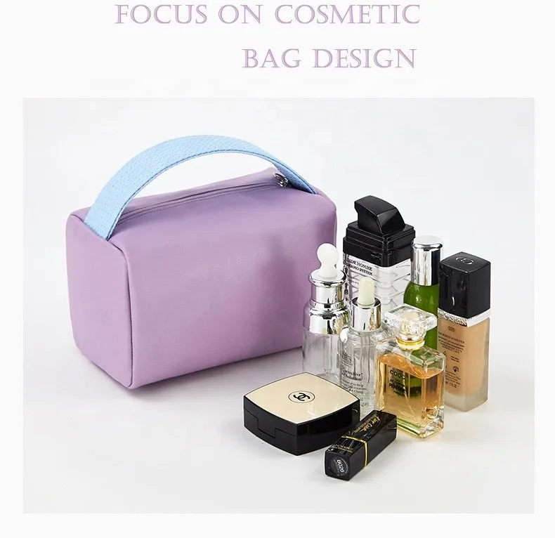 Kadınlar için taşınabilir Kozmetik Çantaları Makyaj Yıkama Çantası Kadın Zarif Niş Depolama Su Geçirmez Cosmetiquera Para Maquillaje Neceser Görüntü 4