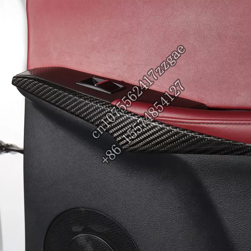 Karbon Fiber Kapı Kolu Kol Dayama Paneli Kapağı Trim Lexus IS250 IS300 IS350 Otomotiv İç Aksesuarları Görüntü 4