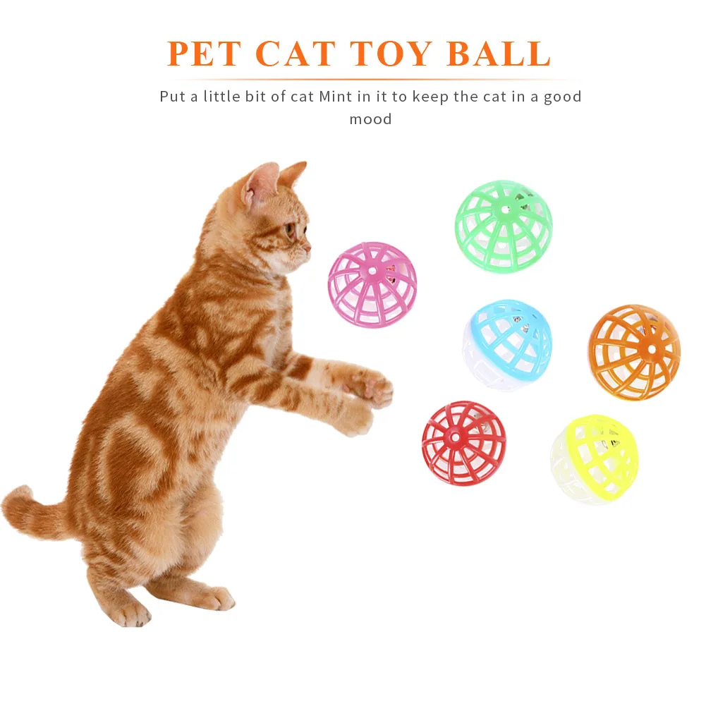 Kedi Interaktif Pet Oynarken Delikli Çan Oyuncaklar Eğitim Scratch Çıngırak Topu Görüntü 4