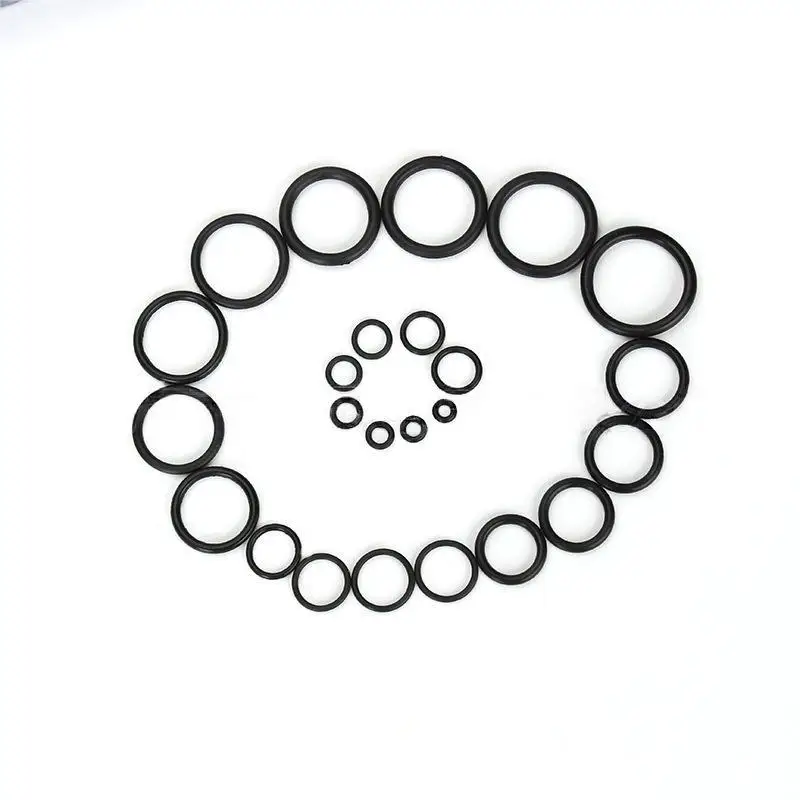 NBR 1200 adet NBR O - ring seti nitril kauçuk siyah O-ring yağa dayanıklı, aşınmaya dayanıklı ve su geçirmez NBR o'ring sızdırmazlık Görüntü 4