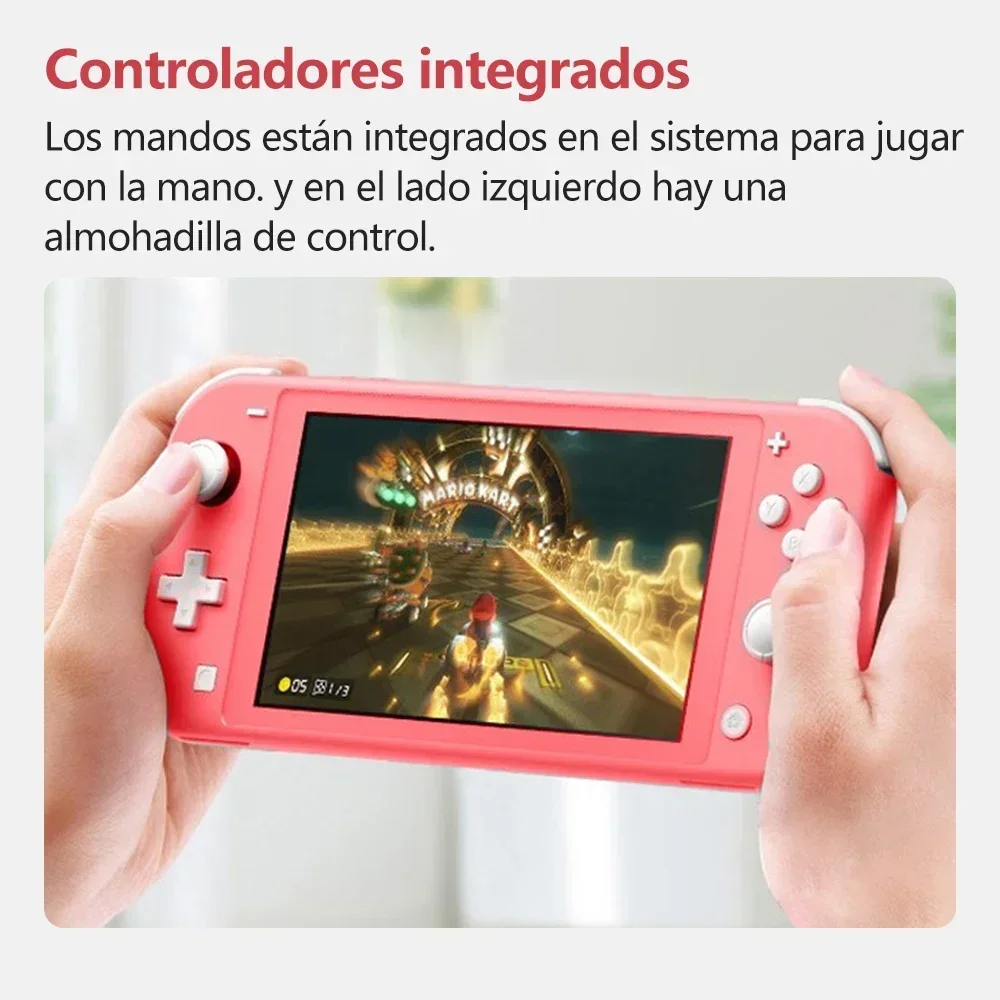 Nintendo Anahtarı Lite elde kullanılır oyun konsolu 275g Hafif ve Taşınabilir Dahili Joy Con Denetleyici Çoklu Renk Seçeneği Görüntü 4