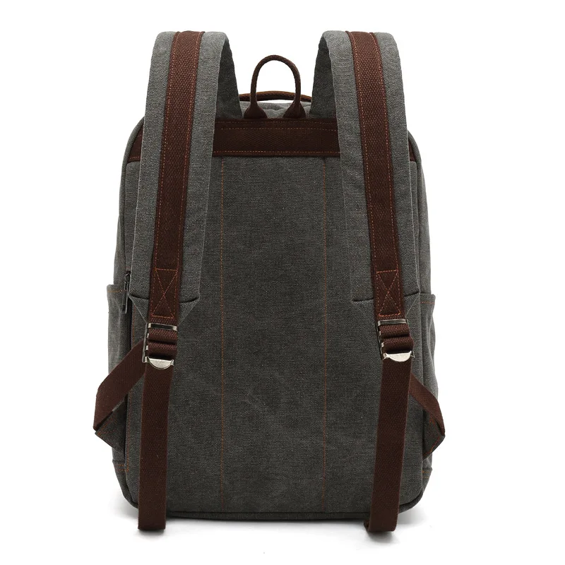 Oulylan Büyük Kapasiteli Sırt Çantası Laptop sırt çantası Yüksek erkek Sırt Çantası Bağbozumu keten sırt çantası okul çantası erkek Seyahat Çantaları Görüntü 4