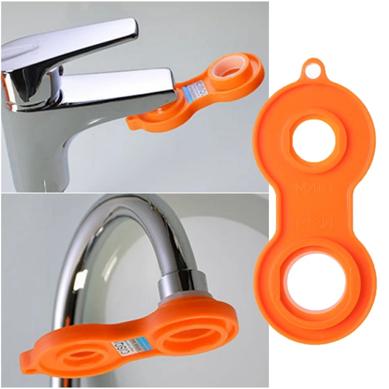 Plastik Serpin Musluk Havalandırıcı Aracı Anahtarı Anahtarı Sıhhi Tesisat Onarım Aracı Görüntü 4