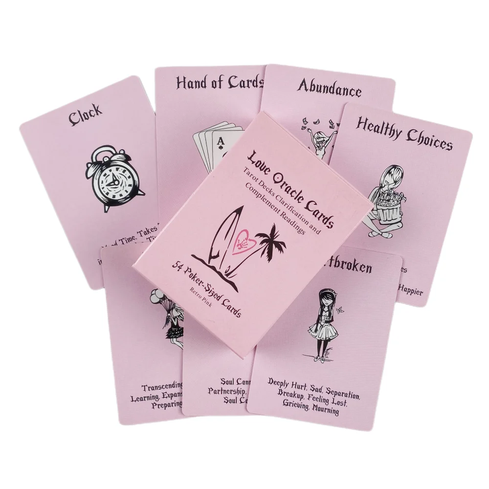 Romantik Peri Oracle Kartları Kehanet Güverte İngilizce Sürümleri Baskı Tarot Kurulu Oyun Oynamak İçin Parti Görüntü 4