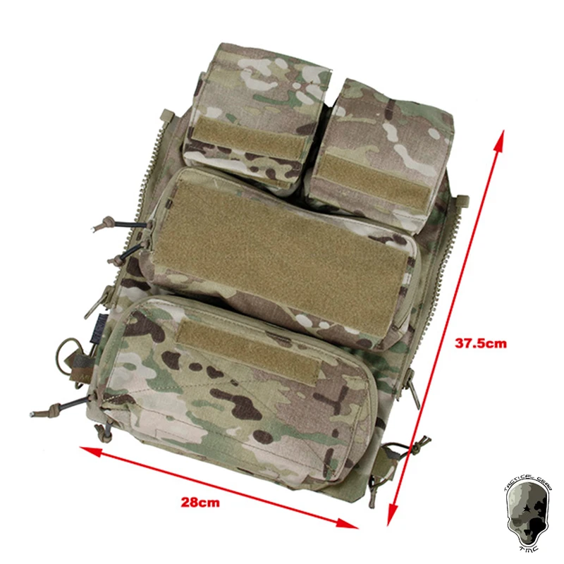 TMC Taktik kılıf çanta Zip Paneli W / Mag Kılıfı NG Sürümü AVS JPC2. 0 TBM Yelek MOLLE Çanta 3107 Görüntü 4
