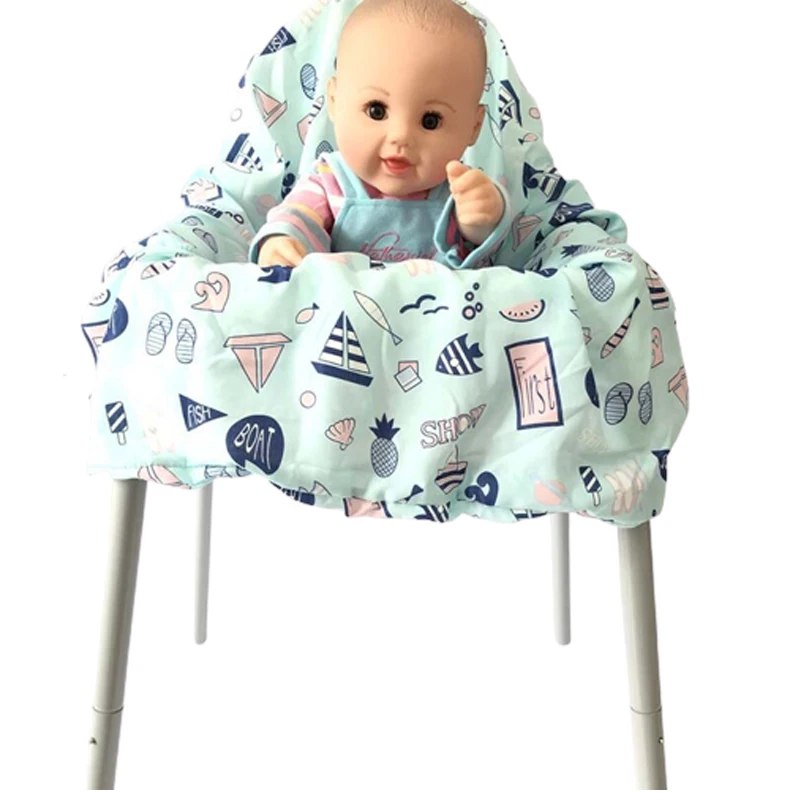 Yeni Bebek süpermarket bakkal alışveriş sepeti kapağı bebek koltuk pedi anti-kirli kapak Çocuklar Seyahat koltuk minderi kirli taşınabilir Görüntü 4