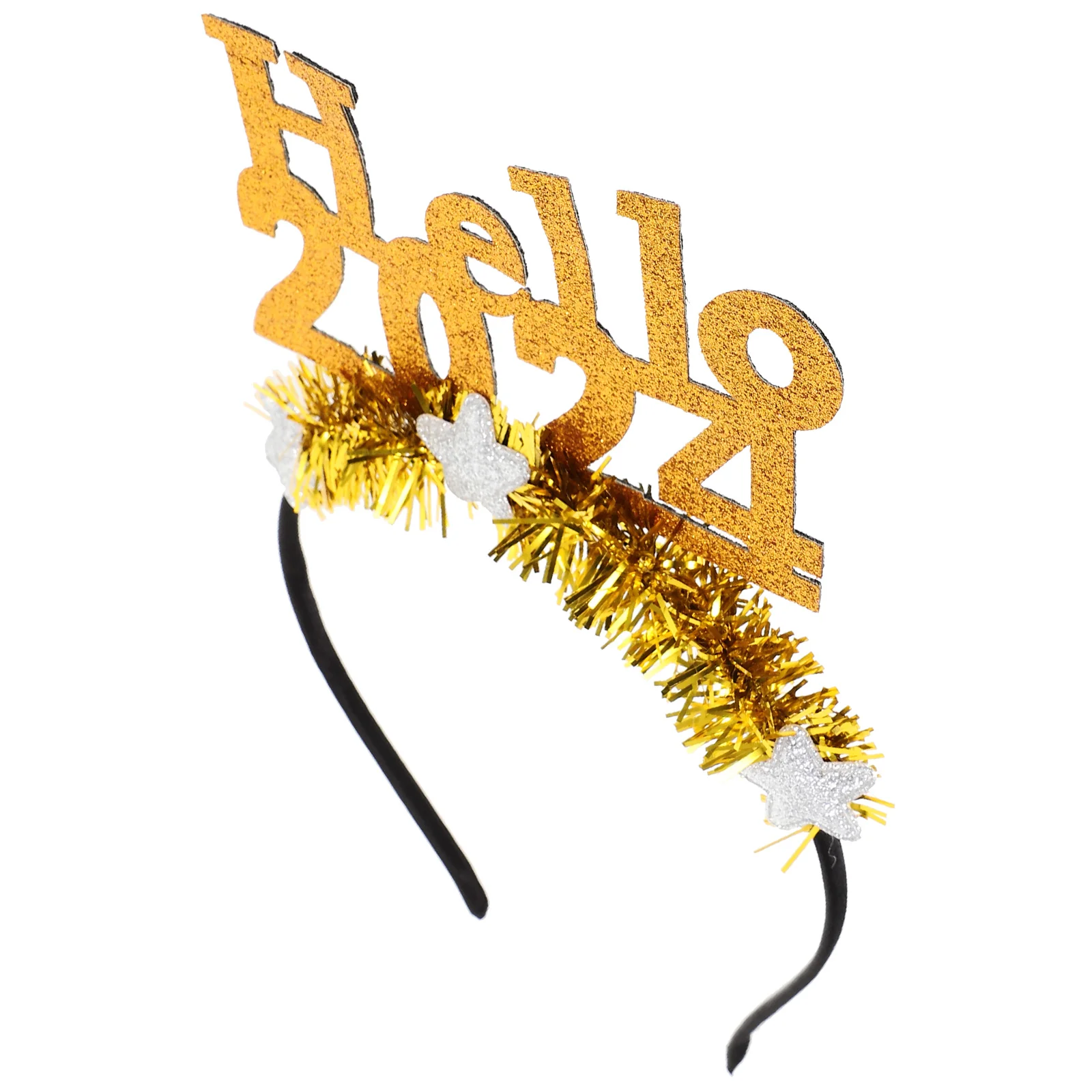 Yeni Yıl Tema Kafa Bandı Yaratıcı 2024 Kafa Bandı Festivali saç tokası Kadınlar için Görüntü 4
