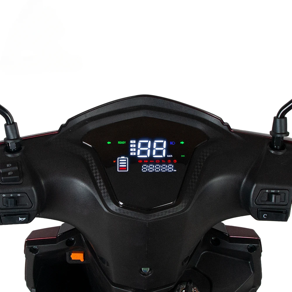 erkekler için 2023 yeni scooter modeli 1000W-1500W 55km/s 60KM elektrikli motosiklet Görüntü 4