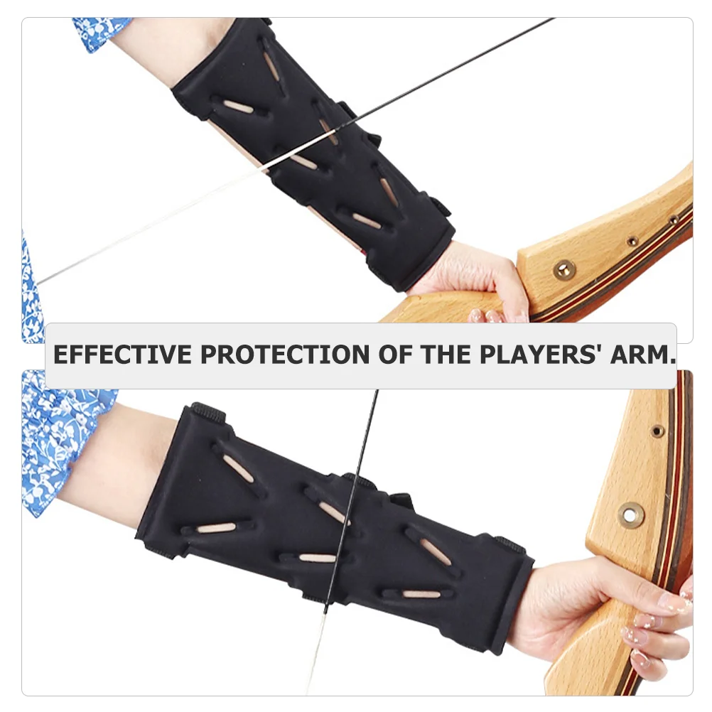 Çekim kol muhafazası Okçuluk Koruyucuları Muhafızları Aksesuarları Elastik Armguards Olimpik Yay Malzemeleri Görüntü 4