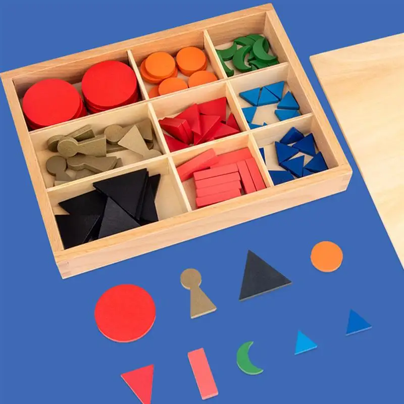 1 Takım montessori eğitimi destekleyicileri Sözdizimi Sembolü Yapboz Dilbilgisi Bulmaca Oyuncaklar Ahşap Yapı Taşı Bebek Dil Bilişsel Oyuncak Görüntü 5